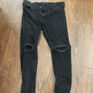 Hollister Advance Stretch Skinny Ripped Pants